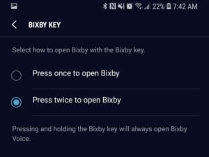 Samsung Bixby 2.0 Key