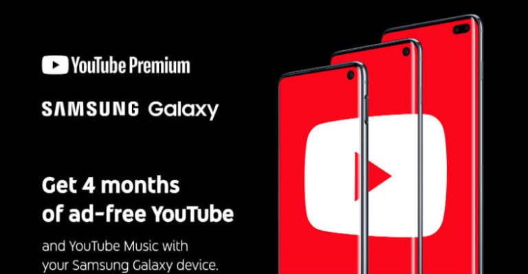YouTube Premium / Samsung Galaxy S10